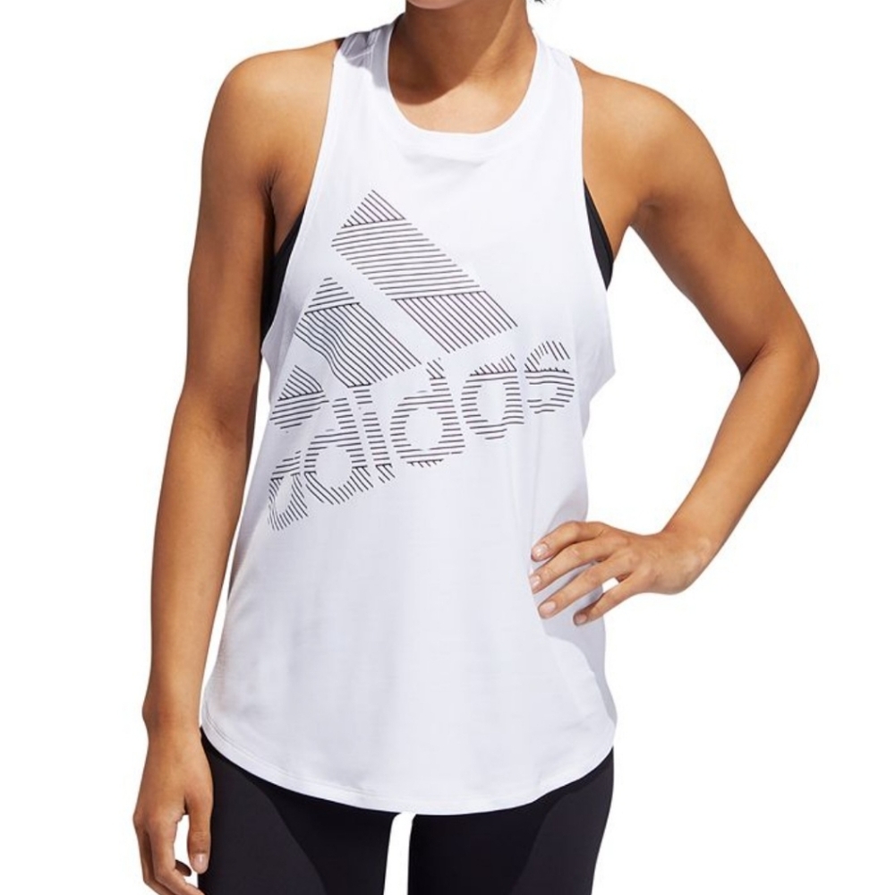 ADIDAS Logo Racer-back Tank Top